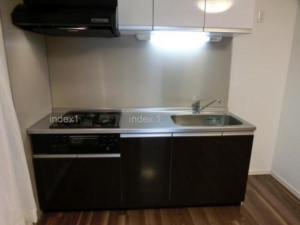 Kitchen. Dishes get on system kitchen with 3-burner stove!