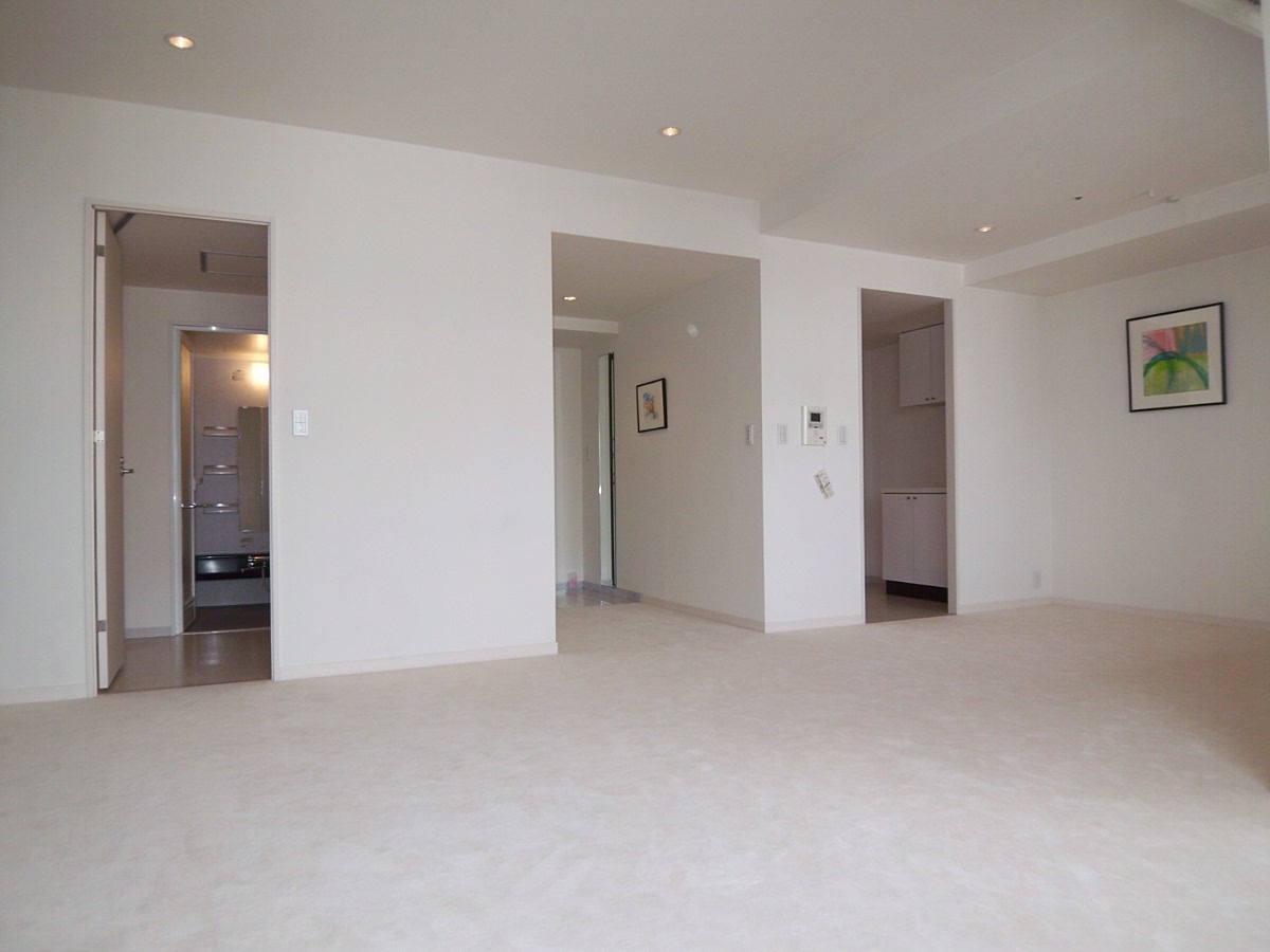 Living and room. Indoor area from the window side looks like