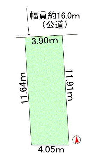 Compartment figure. Land price 26,800,000 yen, Land area 47.56 sq m land area 47.56 sq m