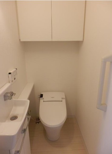 Toilet. Warm water washing toilet seat