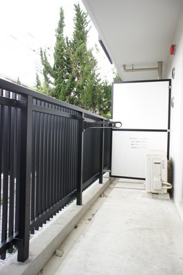 Balcony. Balcony also line of sight from the outside do not mind