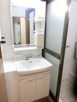 Washroom. Independent wash basin