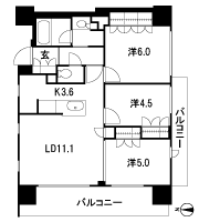 Floor: 3LDK, occupied area: 65.52 sq m, Price: 48,606,000 yen ~ 55,971,000 yen, now on sale