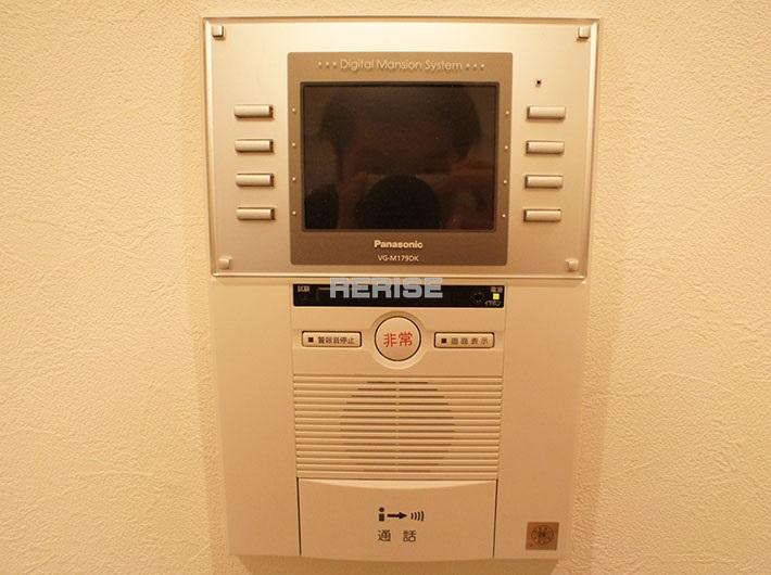 Security equipment. Interphone with a monitor