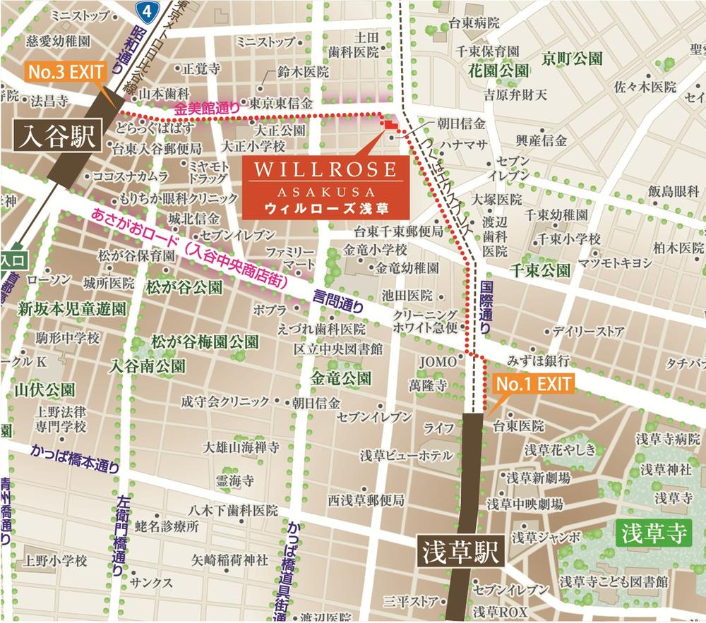 Local guide map