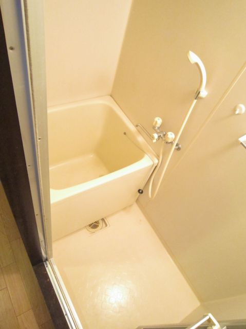 Bath. Tub is small. It is enough to shower sect. 