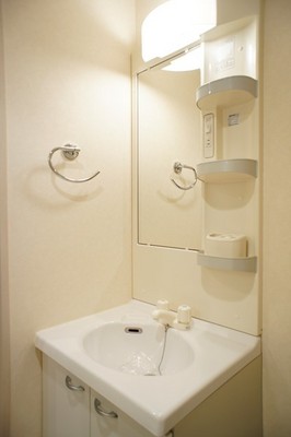 Washroom. Independent wash basin