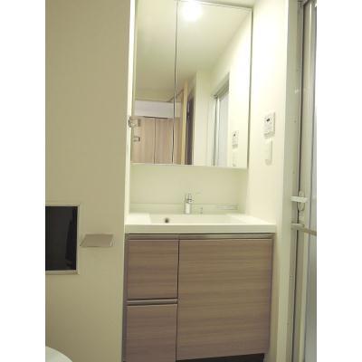 Other. Easy-to-use to make and wash basin has a large mirror. 