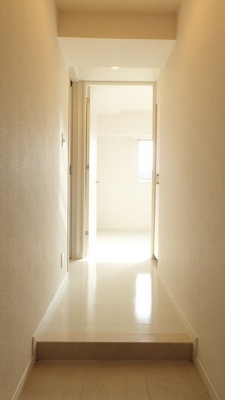 Entrance. Entrance with a shoe box