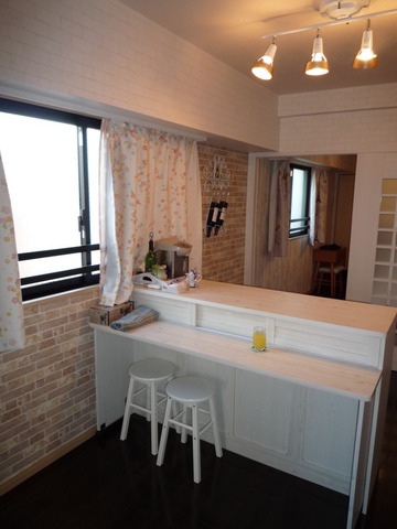 Living and room. Living-dining ・ Structure with counter