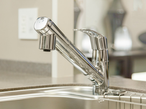 Kitchen.  [Water purifier integrated shower faucet] Switching to water purification and shower, Easy operation of only rotate the lever of the head portion to the left and right. Also, Sink of cleaning is also easier I can use pull out the head.