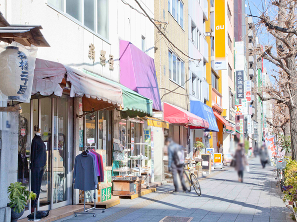 Surrounding environment. Edo Street wholesale district (about 500m ・ 7 minutes walk) this street, toy, doll, Stationery, It has been developed as a wholesale district of Misekazari. Even now, Beads and ornaments, It adds a handicraft shop, etc., It is popular as a wholesale district that distinctive.