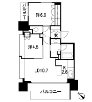 Floor: 2LD ・ K, the occupied area: 54.45 sq m, Price: TBD