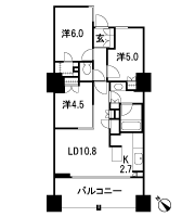 Floor: 3LD ・ K + WIC (walk-in closet) + N (storeroom), the occupied area: 64.48 sq m, Price: TBD