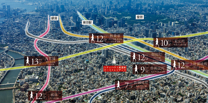  ※ Aerial photo of the web is CG synthesis and light of the local portion to those taken from the local vicinity of the sky (August 2012) ・ In fact a somewhat different in what was processed. Also surrounding environment might change in the future