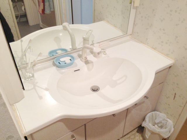 Wash basin, toilet. Bathroom vanity
