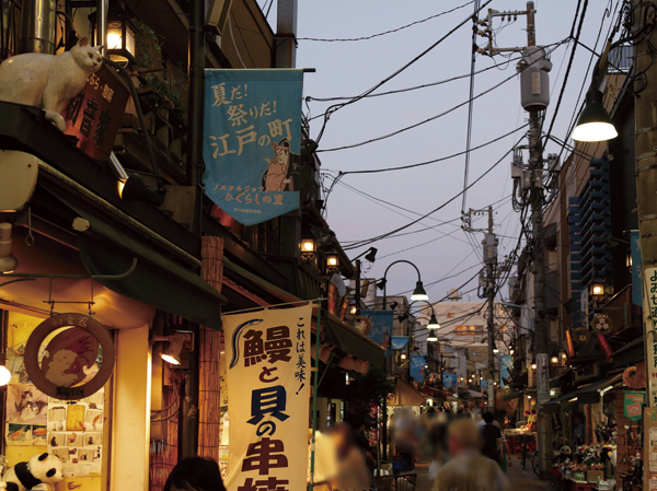 Surrounding environment. Yanaka Ginza (18 mins / About 1410m)