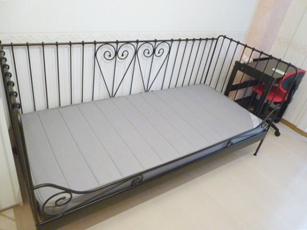 Other room space. Stylish beds