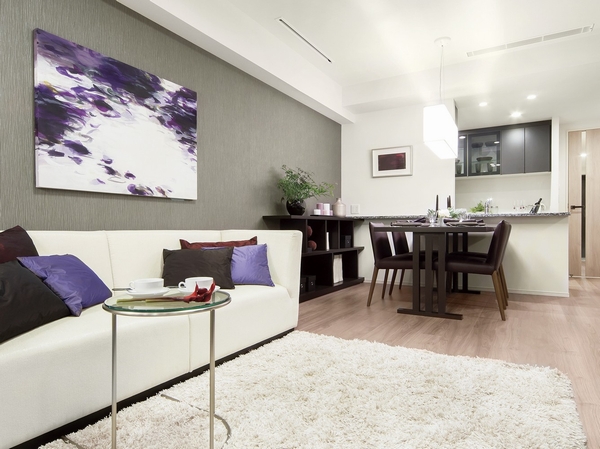 Let's lay out the furniture well with the depth of the LD. It will also be sufficient distance between the sofa and the dining set. I want to look forward to as well, such as the walls of the Art and Writing