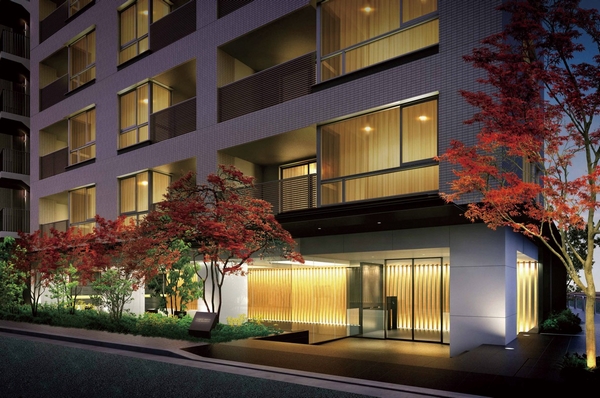 Entrance Rendering (which was raised to draw based on the drawings of the planning stage, shape ・ Color, etc. is slightly different from the actual)