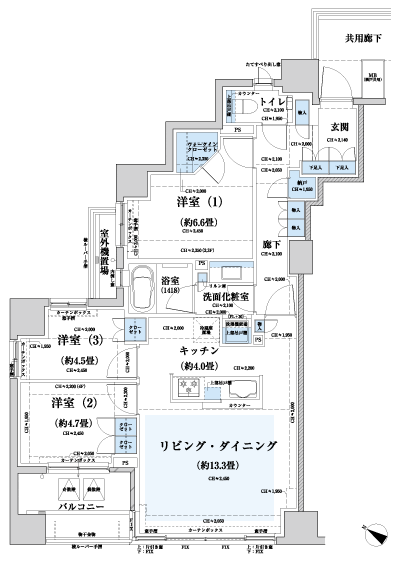 Floor: 3LDK + WIC + N, the occupied area: 78.75 sq m, Price: TBD