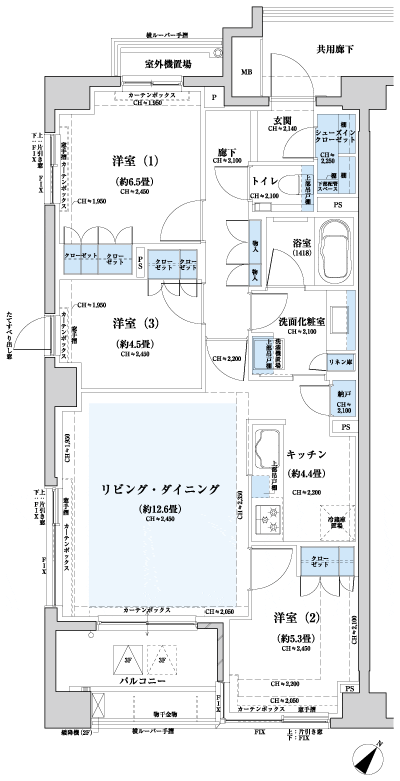 Floor: 3LDK + SIC + N, the occupied area: 76.58 sq m, Price: 60,600,000 yen, now on sale
