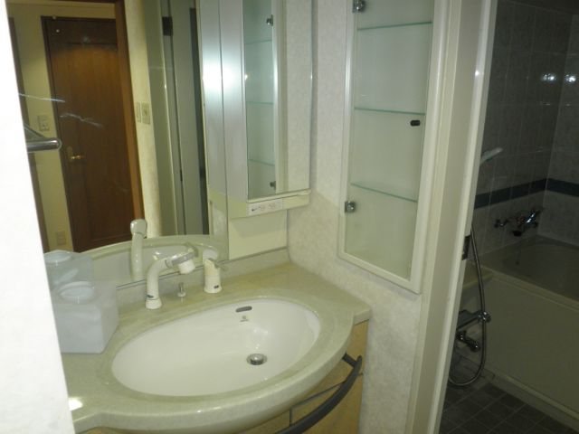 Washroom. Independence is a wash basin.