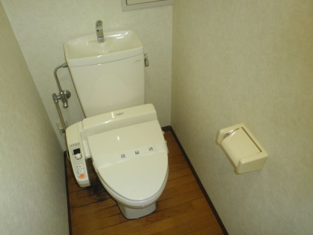 Toilet. Toilet a shower.