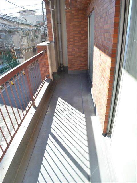 Balcony. Bright balcony