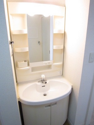 Washroom. There washbasin independent