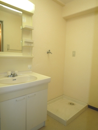 Washroom. There is a separate wash basin