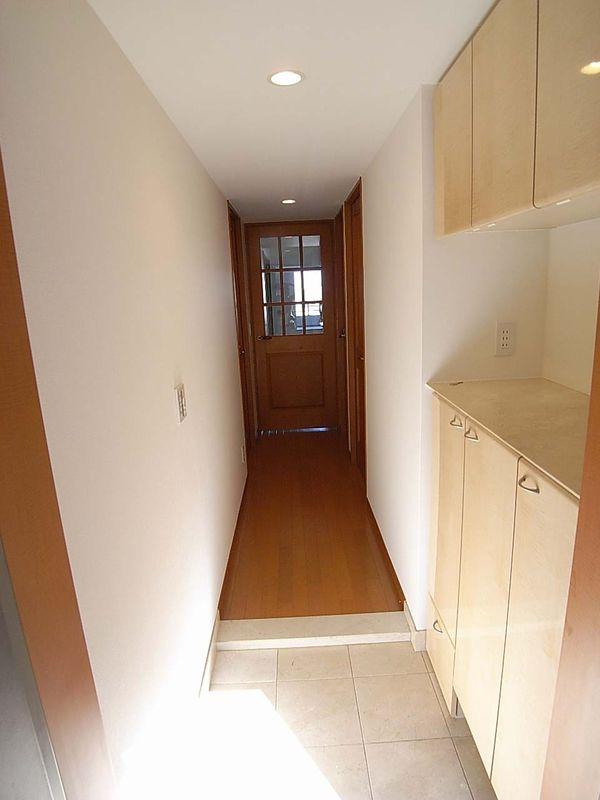 Entrance. Corridor as seen from the front door