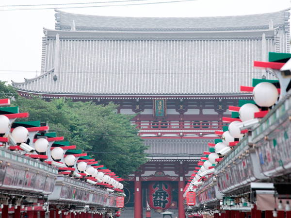 Surrounding environment. Nakamise Street (about 500m / 7-minute walk)