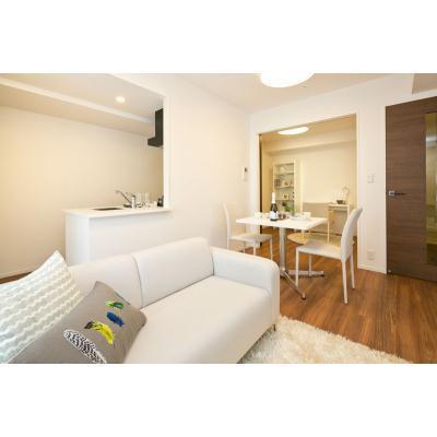 Living and room. Bright Western-style in two-sided lighting. 