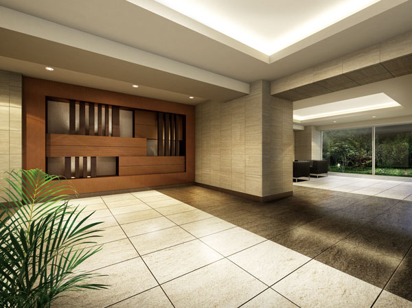 Buildings and facilities. Entrance Hall Rendering