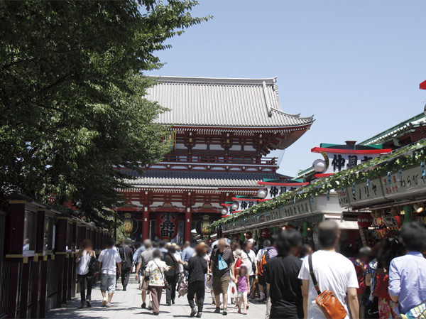 Surrounding environment. Nakamise Street (about 1500m / 19 minutes walk)