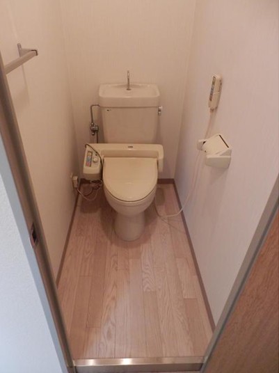 Toilet. Warm water washing toilet seat