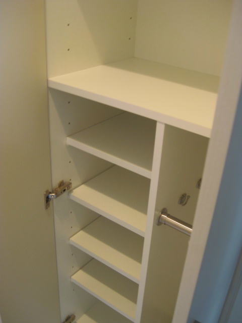 Receipt. Spacious shoe box of worry one with a lot of shoes