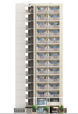 Buildings and facilities. 5 station 3 lines use multi-access of. Looking forward to the Edo Asakusa as garden field, And experience in progressive form the future of the Changing ASAKUSA, It is met in the vibrant life overflowing Kappabashi. Rashiku yourself, newly. The exciting life stage "Atlas Asakusa" birth. (Exterior view)