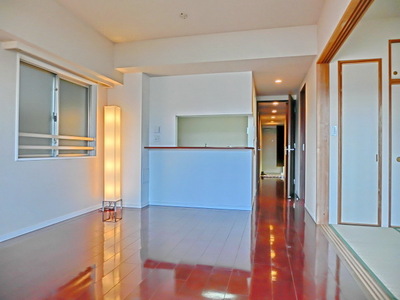 Living and room. It is the distribution floor plan of the floor heating Japanese-style room