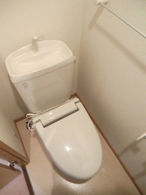 Toilet. Warm toilet toilet