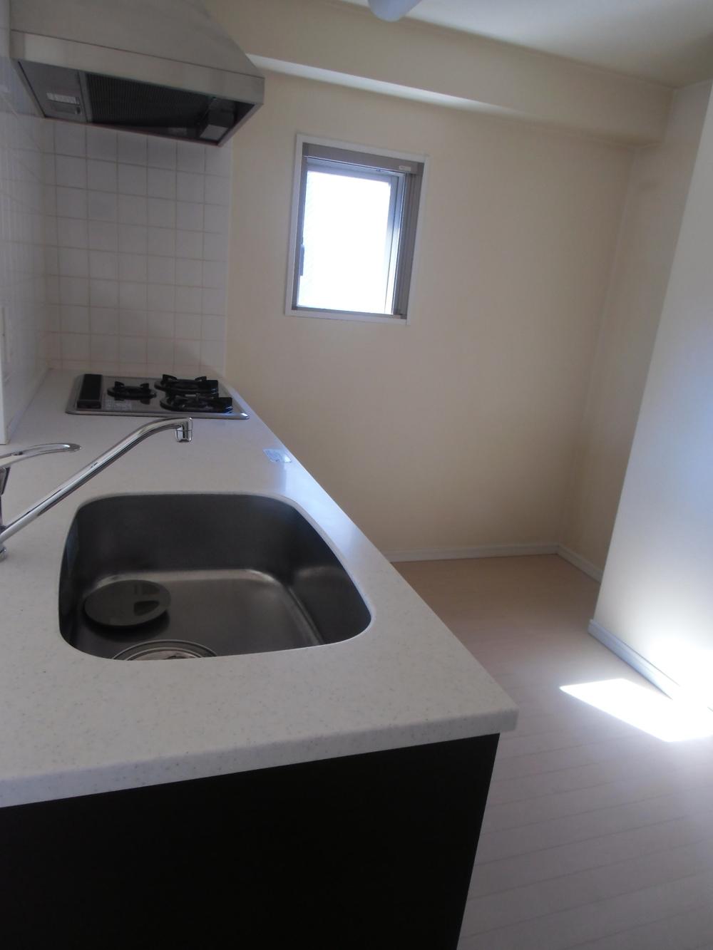 Kitchen. Open kitchen with a window Face-to-face counter formula Indoor (10 May 2013) Shooting