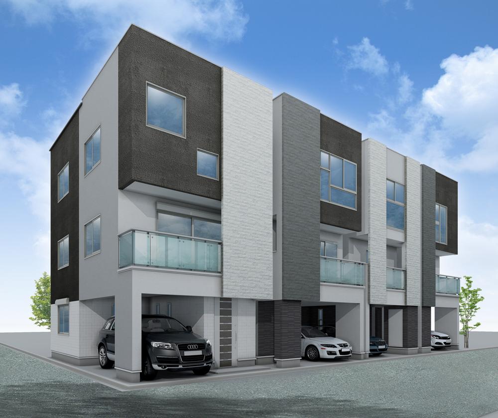 Rendering (appearance). Zentominami direction, Semi-order free plan housing
