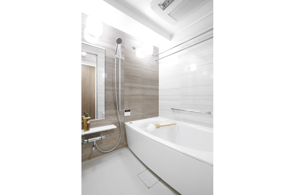  [Bathroom] It is hot water filling and reheating in the switch one, Adopted Otobasu