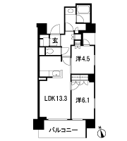 Floor: 2LDK + SIC, the occupied area: 57.78 sq m