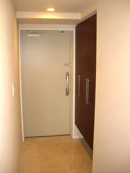 Entrance. Entrance lights with motion sensors