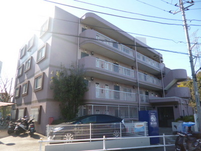 Building appearance. Reinforced concrete apartment