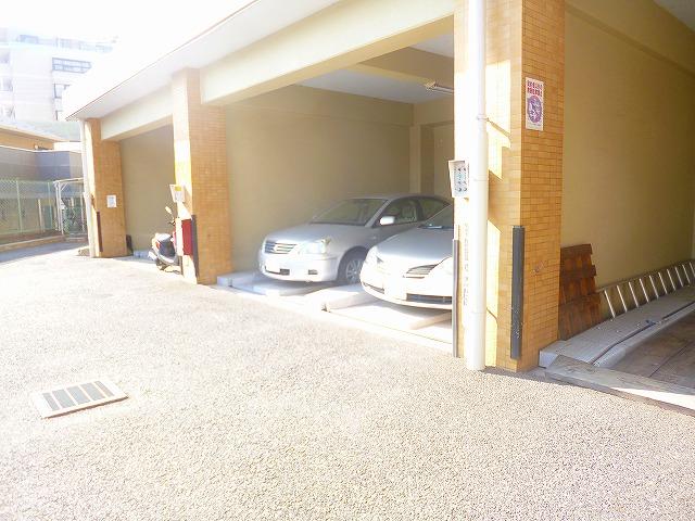 Parking lot. Common areas