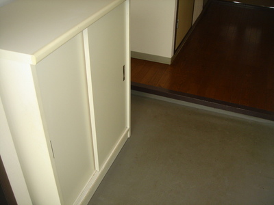 Entrance. Entrance with happy cupboard!