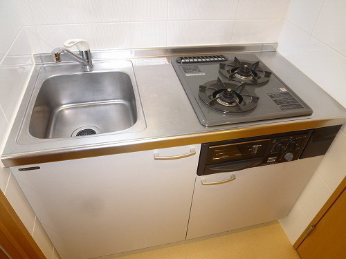 Kitchen. Gas stove system Kitchen